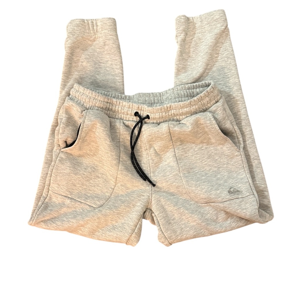 Quiksilver Men’s Light Gray Fleece Lined Joggers